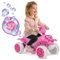Disney Princess Bubble Quad Bike Electric Battery Powered Ride On Toy For Girls age 18 months - 3 years, Pink by Huffy
