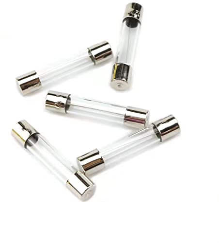 HUZAISAN Fusible 50 pièces/lot 6x30mm 0,5A 1A 2A 3A 5A 6A 7A 8A 10A 15A 20A 25A30A Fusible à tube en verre à fusion rapide Kits assortis, fusibles en verre à fusion rapide(7A)