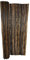 Schwarze Bambusmatte 25-35mm 180 x 180 cm