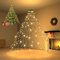 Dalugo Christmas Tree Lights, 3M 16 Lines 592LED Christmas Lights for 8ft-10ft Outdoor Christmas Tree Decorations, Mains Powered Warm White Fairy Lights with Timer, Memory Function, IP44 Waterproof