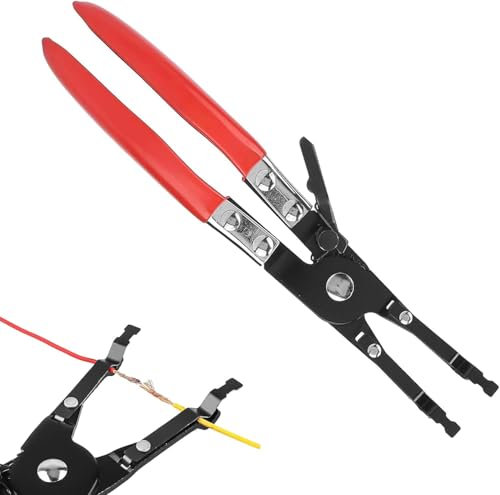 Soldering Pliers Metal Car Soldering Clamp Multi Function Wire Soldering Plier Soldering Aid Pliers Wire Welding Clamp Pick up Aid Tool for Automobile Maintenance Repairing(Black)