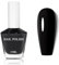 15ML Nagellack Schwarz, Einheitlicher Nagellack mit cremigem Finish, Glossy Schnelltrocknender Einfarbiger Langanhaltend ungiftiger Nail Polish für Nail Art Maniküre zu Haus(Schwarz)