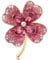 Four Leaf Clover Brooches for Women - Irish Brooch Pin Gifts Pink Lucky Crystal Badge, St Patricks Day Gift for Birthday Party Wedding Decoration