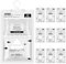 10 Pack Absorbeur d'Humidité 80g-Déshumidificateur Puissant (500ml d'Absorption)-Anti-Moisissure & Anti-Odeurs-Pour Placards, Salle de Bain, Buanderie, Sous-sol, Voiture - Sachets Blancs