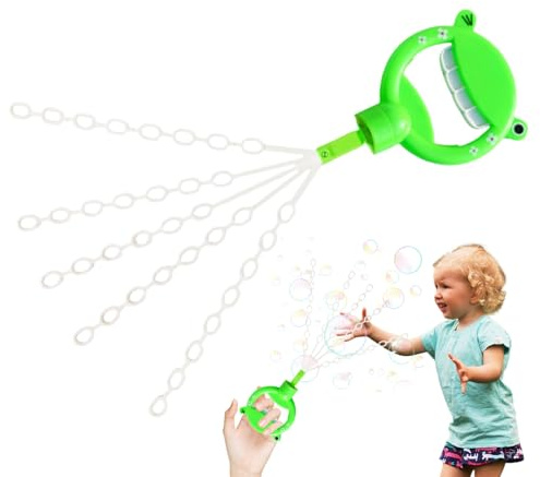 Bubble Maker – lustiges Spielzeug für draußen, kreativ, nachhaltiger Spielstab | Unterhaltungsgeschenk für und Mädchen, Spielplatz, Rasen, Event, Party, Aktivität