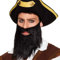 Boland - Künstlicher Bart, Accessoire, Make-Up, Schnurrbart, Zubehör für Karneval, Kostüme, Mottoparty, JGA, Halloween