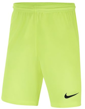 Nike Park III Short NB Short Enfant Volt/(Black) FR: L (Taille Fabricant: L)