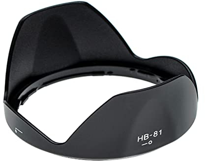 vhbw paraluce compatibile con Nikon AF-P DX Nikkor 10-20mm 1:4.5-5.6 G VR obiettivi - plastica, nero