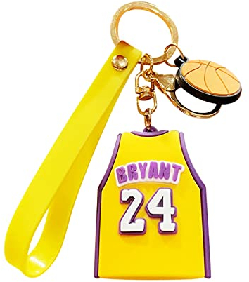 Floatdream Geschenk-Schlüsselanhänger, Jersey Schlüsselanhänger, Zartes Bild, für Souvenirs, Rucksackverzierungen, Basketballfans