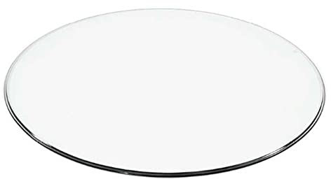 Gehärteter Tisch Klar Glasplatte Rund 8mm Dicke Flache Polierte Kante Ersatz-Schutzabdeckung Großer Tisch Drehscheibe Couchtisch Esstisch Tischplatten Aus Glas 80/90/100cm Durchmesser(Size:118cm)