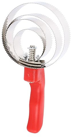 Striegel für Pferde, Gezahntes Design, Doppeltes Erscheinungsbild, Pferdepflegekamm, Stabiler und Fester Griff, Striegel für Pferdefell, Wendbare Pferdebürste aus Edelstahl
