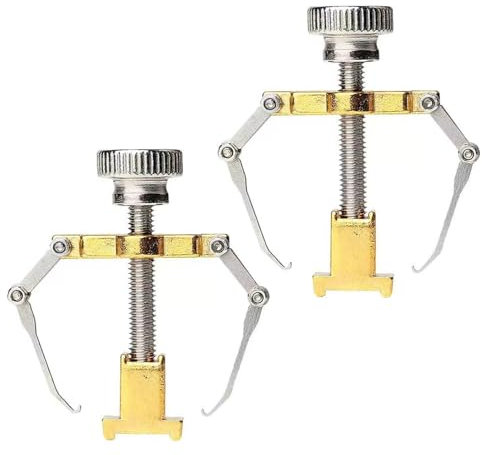 2 PCS Ingrown Toenail Lifter, Toe Nail Pedicure Clamp Toe Clamp Nail Corrector Ingrown Toe Clamp Stainless Steel Nail Pedicure Clamp Care Tool Professional Recover Stainless Steel for Paronychia
