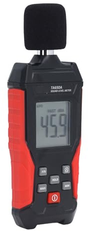 Decibel Messgerät 30.0-130DBA Digital Sound Level Meter LCD -Farbbildschirm Audio -Rausch -Messgerät für Heim, Laut Nachbarn, Fabrik