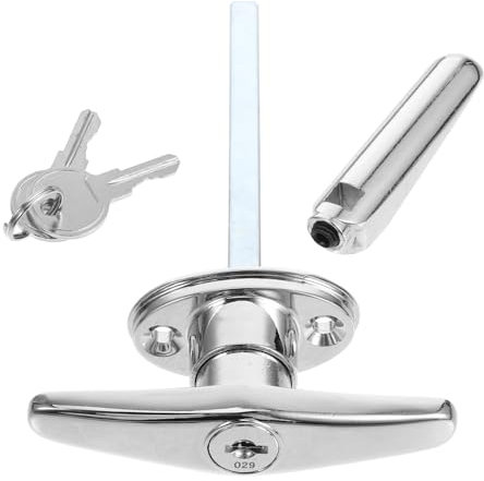 Holibanna Maniglia Serratura Pomolo Porta Con Serratura Maniglia Porta Con Maniglia Porta Garage Kit Serratura Porta Garage Maniglia Porta Bloccabile Maniglia Porta Scorrevole Con Serratura