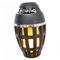 SHINEOFI 1Pc Wireless Portable Speaker with Flame Lamp Design Vertical Stripes Speaker Battery for Outdoor Use Creative Torch Shape with Sound and Long Playtime
