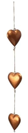 TsoLay Metal Heart Shaped Pendant, Hanging Home Decoration, Holiday Hanging Ornament for Mother'S Day and Valentine'S Day 1PCS