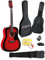 ACUSTIKA F310 Chitarra Acustica - Chitarra Acustica no cut-away misura 41” ( 105x40x10 ) cm in Legno - 6 Corde in Acciaio, colore Red Brust.