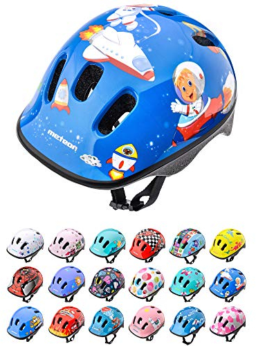 meteor® Kinderfahrradhelm Sicherer Fahrradhelm Kinder-Helm rollerhelm Jungen kinderfahrradhelm für Mountainbike Inliner skaterhelm BMX fahradhelm Scooter Kinder Bike Helmet