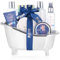 BRUBAKER Cosmetics 8-tlg. Einhorn Beauty Set Colorful Rainbow mit Vanille Lavendel Duft in Wanne Silber