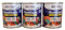 3 x 125 ml Meister Buntlack Deko- Und Bastellack Seidenmatt 375 ml Farbwahl, Farbe:aubergine