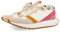 Sneakers Fucsia d'ispirazione retrò con Dettagli Multicolore per Donna chacao