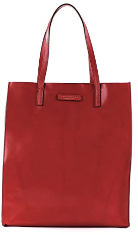 The Bridge Mirra Shopper Rosso Ciliegea/Oro
