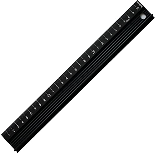 RODMAIE Metallmaßstab-Lineal, 30 cm, technisches Zeichenset, Mathematik-Geometrie-Werkzeug, DIY-Werkzeug, Architekten-Lineal-Set für Studenten, Tischlerei, Künstler Schulanfang