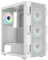 CiT Neo White Airflow Mid-Tower PC Gaming Case ATX with Mesh Front Panel & Tempered Glass Side Panel with 4 x CiT Tornado Infinity 120mm ARGB Dual-Ring Fans Included