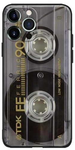 NOBAA Vintage Audio-Kassettenband Retro-Silikon-Handyhülle für iPhone 7 8 14 15 Plus X XR XS 11 12 13 Mini 14 15 Pro Max, C5, für iPhone 12 Mini