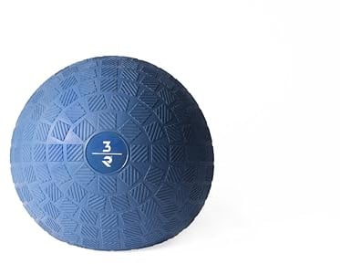 RUSTER Slam Ball Blue – Balón Medicinal Antirebote para Cross Training y Entrenamiento Funcional – Textura Antideslizante – Ejercicio de Fuerza, Resistencia y Potencia. Disponible de 3 a 25kg.
