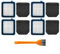 Kit di filtri di ricambio per aspirapolvere Electrolux, include filtri e spugne per prestazioni di manutenzione ottimali (confezione da 4)