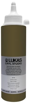 CREATIV DISCOUNT NEU LUKAS CRYL STUDIO/Acrylfarbe, 250 ml, Umbra natur