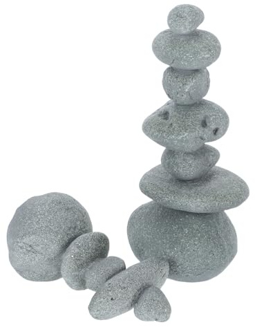 TOYANDONA 2stücke Gartenbedarf Mit Realistischen Dekosteinen Für Pflanzgefäße Steine Für Gartenstatuen Und Aquarienfelsen Geeignet Für Draußen Gartenstatuen Und Steindekoration
