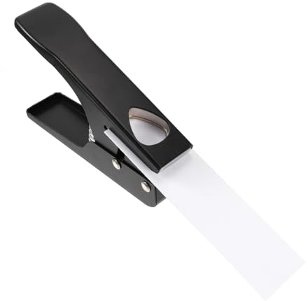 ULTECHNOVO Gitarrenlocher aus Eisen mit Silikonpad Standard Lochdesign und Rostbeständig Werkzeug für Gitarrenbauer und Gitarrenzubehör zur Herstellung von Plektren