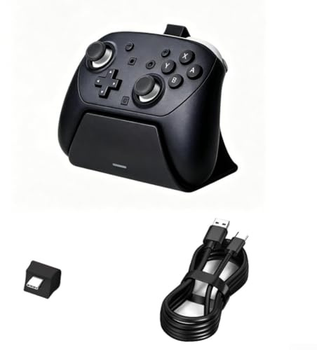SMZhomeone Ladestation für Switch 2 Pro Controller mit LED-Anzeige, Controller Ladestation Ständer für Nintendo Gaming Zubehör