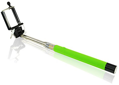 AABCOOLING Selfie Stick 2 Grün Arm Selbstauslöser Stange Teleskop Monopod für Phone