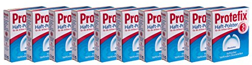 10x PROTEFIX Haftpolster für Unterkiefer 30 St PZN 1599588