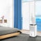 REDTRON Cubierta Aislante De Tela de 90x210 CM para Puertas con Salida de Aire Acondicionado Portátil y Secadoras, AirLock Sin Perforación Fácil de Instalar Kit de Ventilación de Puerta