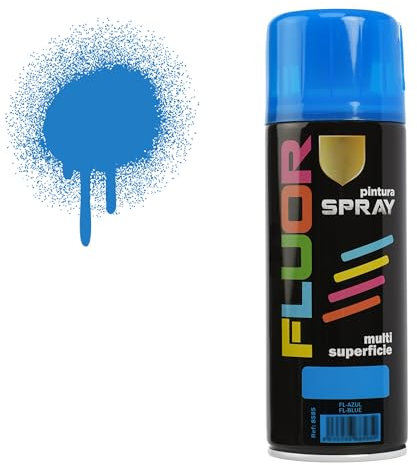 H HANSEL HOME Pintura Spray Azul Fluorescente 400 Ml