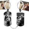 Schlüsselanhänger mit Bild Gravur 2 Seiten auf Vorderseite & Rückseite Geschenk - inkl. Fotogravur Bildgravur - Edelstahl SA50bb - mit AMAZON KONFIGURATOR gestalten !