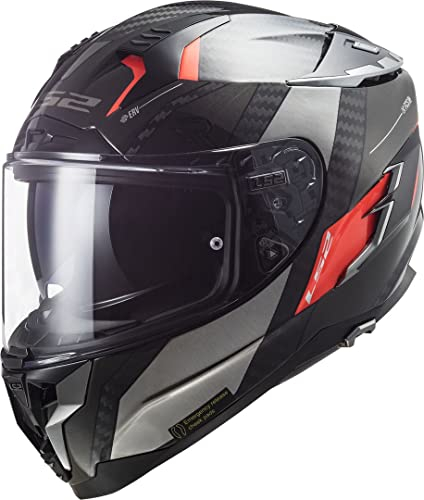 LS2, Integralhelm motorrad Challenger Alloy chrome orange, XL