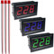 Gebildet 3pz Display Tensione AC, Display LED Digitale Voltmetro AC 30-500V, Misuratore di Tensione Monitor 110V 230V 380V, Rilevatore di Volt Indicatore di Segnale Pannello Luce(Verde/Rosso/Blu)