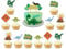 Dinosaur Happy Birthday Cake Toppers for Boys,13PCS Jungle Dinosaur Birthday Cake Toppers,Dinosaur Jungle Birthday Cake/Cupcake Decorations for Kids Baby Shower Safari Animal Jungle Theme Party