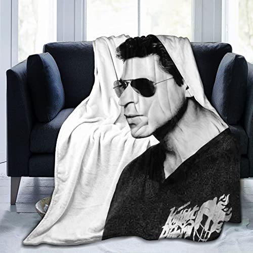 Huaaiwangy Shah Actor Rukh Khan Überwurfdecke, ultraweiches Flanell-Fleece, leichte Überwurfdecken, warme Klimaanlagendecke für Couch, Sofa, Bett, 127 x 101 cm