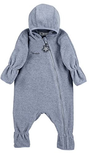 Sterntaler Unisex Kinder Overall Baby Fleece Overall, Blau, 56