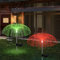 Forlivese 7 Colours Jellyfish Solar Lights Outdoor Garden,2 Pack Firework Solar Garden Light,Waterproof Firework Lights,Solar Outdoor Light for Gardon Pathway Patio