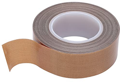Teflonband, Hochtemperatur-Klebeband, Selbstklebendes Dichtungsband für Vakuumierer (Dicke 0,25 * Breite 13 mm * Länge 10 m)