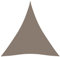 Youuihom Ampelschirm Outdoor Sonnenschirm Angeln Regenschirm Sonnensegel Oxford-Gewebe Dreieckig 5x5x6 m Taupe Geeignet für Innenhof, Strand, Platz, Garten