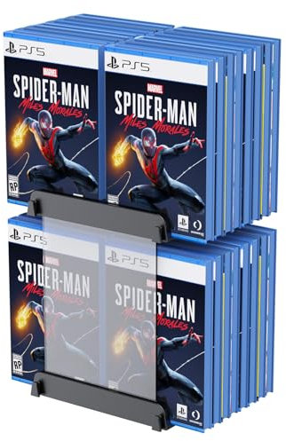 Aceshop Universal Game Storage Tower, Video Game Storage Tower Game Disc Tower Stand for PS5/PS4/Xbox One/Xbox 360/Xbox Series X/S/Switch Game Cases DVD and Blu-Ray Disks Organizer-Stores 32 Game Disc