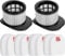 IZ400 Filters Replacement for Shark Stratos Anti Hair Wrap Plus Pet Pro Cordless Stick Vacuum Cleaner IZ400UKT IZ420UKT IZ400 IZ420 IZ400UK (black)